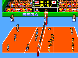 Great Volleyball (USA, Europe) In game screenshot